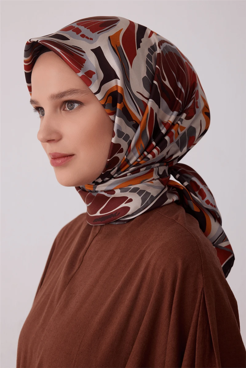51 Belli Twill İpek Eşarp 4417D