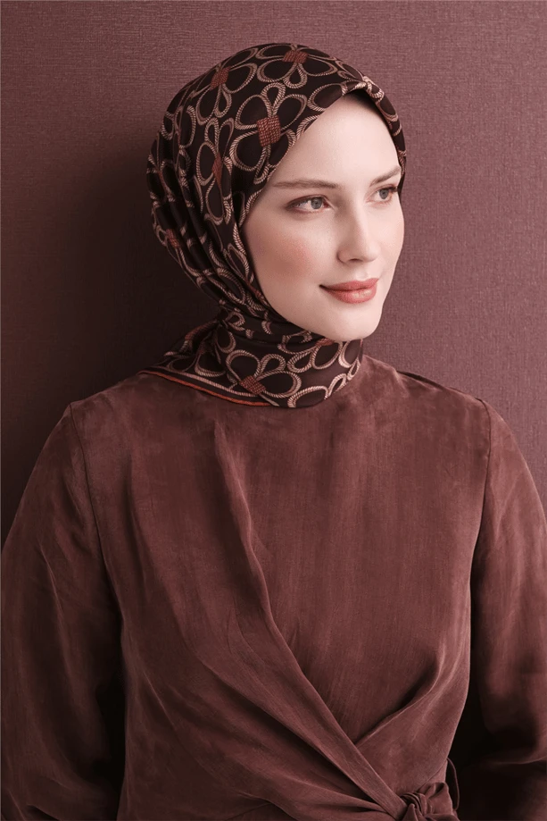52 Armine Twill İpek Eşarp 9638D