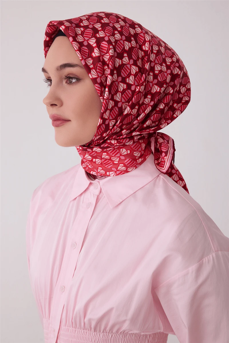 52 Belli Twill İpek Eşarp 4403D