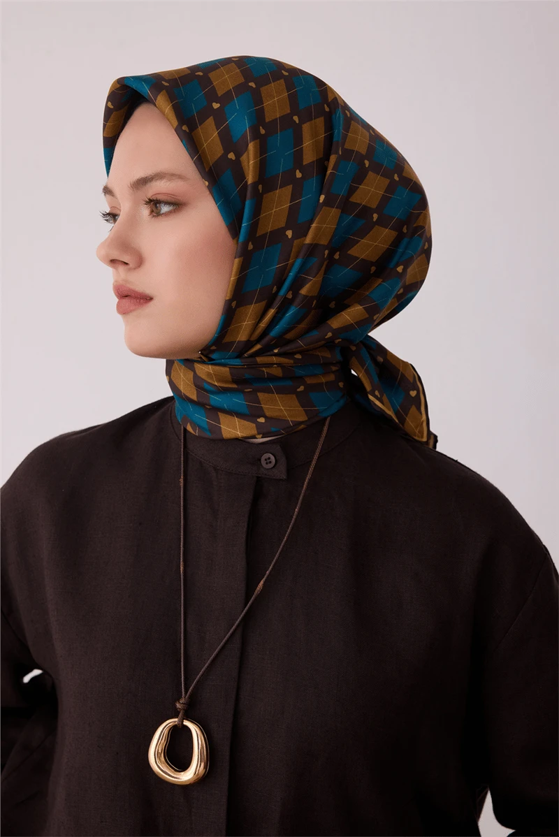 52 Belli Twill İpek Eşarp 4408D