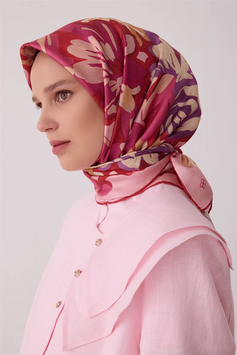 54 Belli Twill İpek Eşarp 4416D