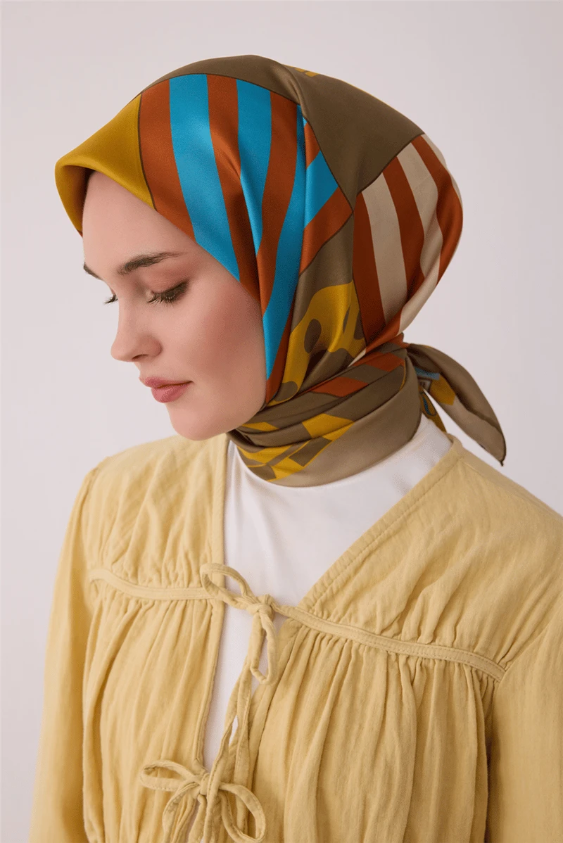 58 Belli Twill İpek Eşarp 4409D