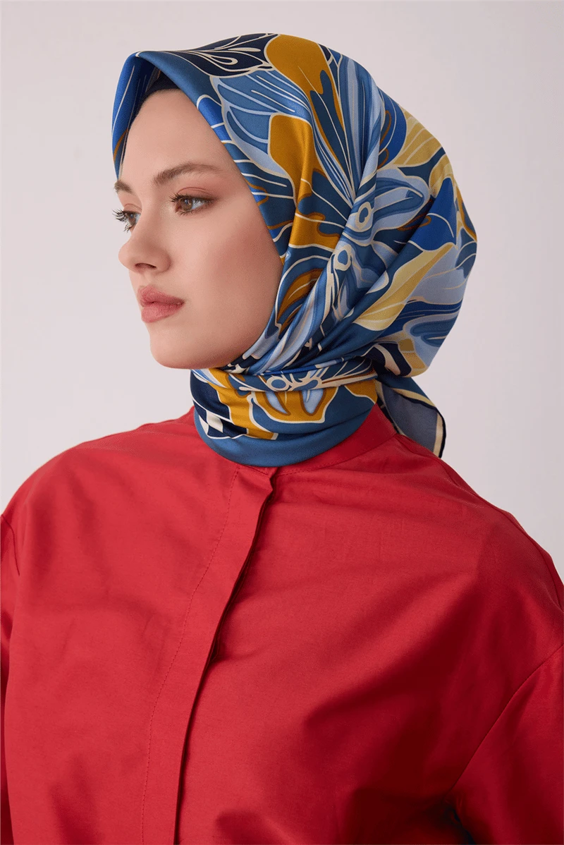 80 Belli Twill İpek Eşarp 4413D