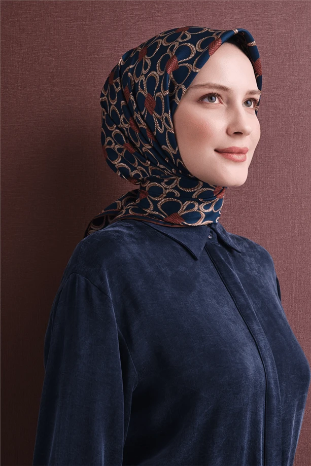 81 Armine Twill İpek Eşarp 9638D