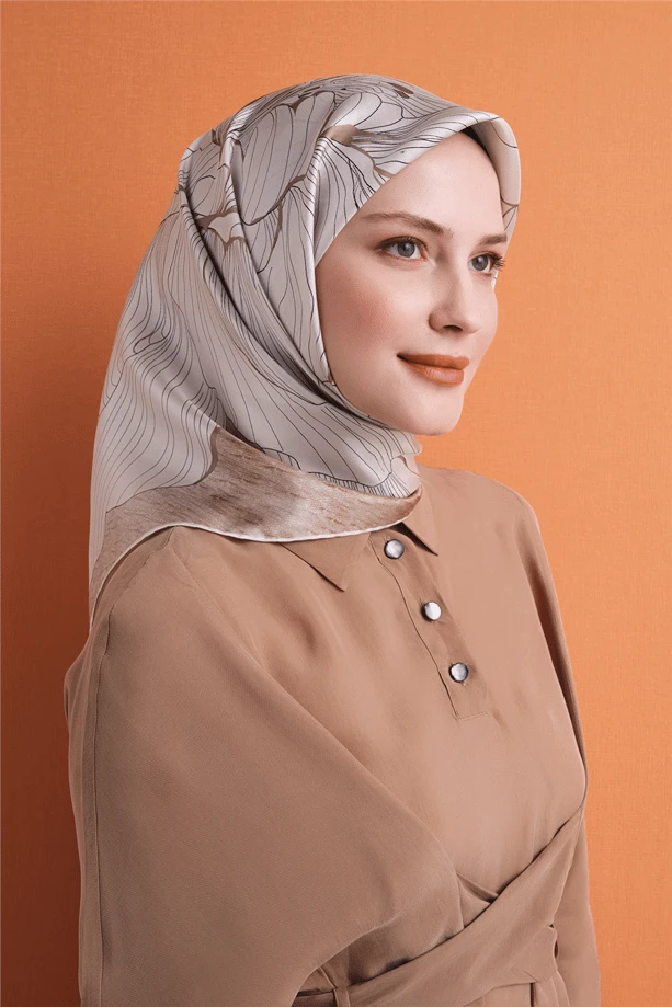 82 Armine Twill İpek Eşarp 9639D