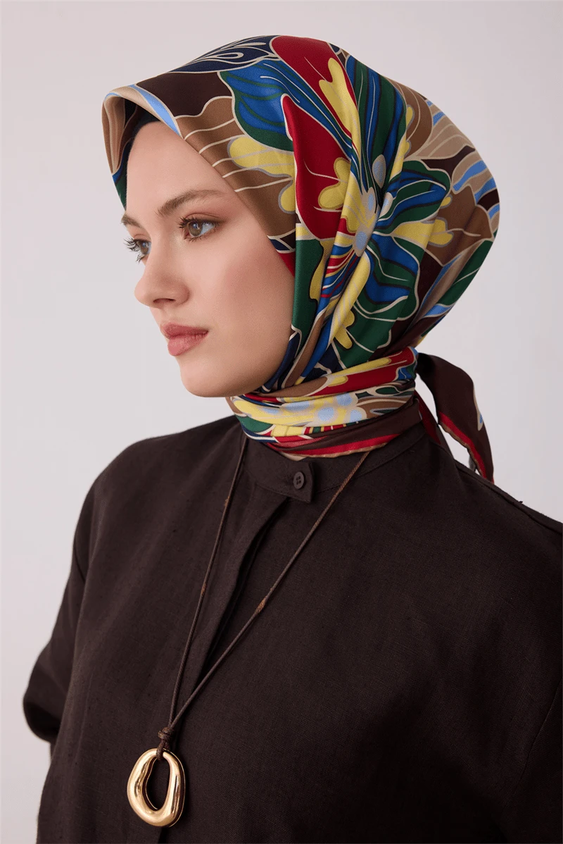 83 Belli Twill İpek Eşarp 4413D