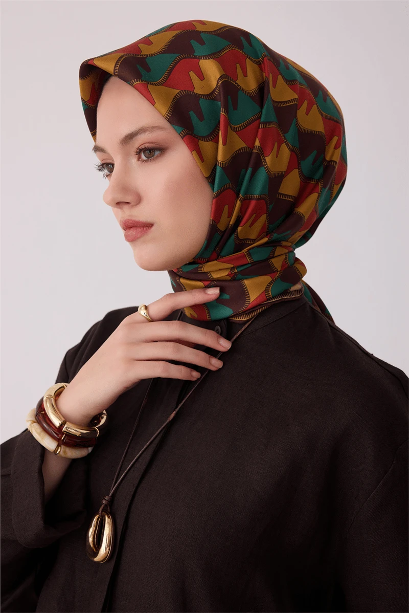 84 Belli Twill İpek Eşarp 4406D