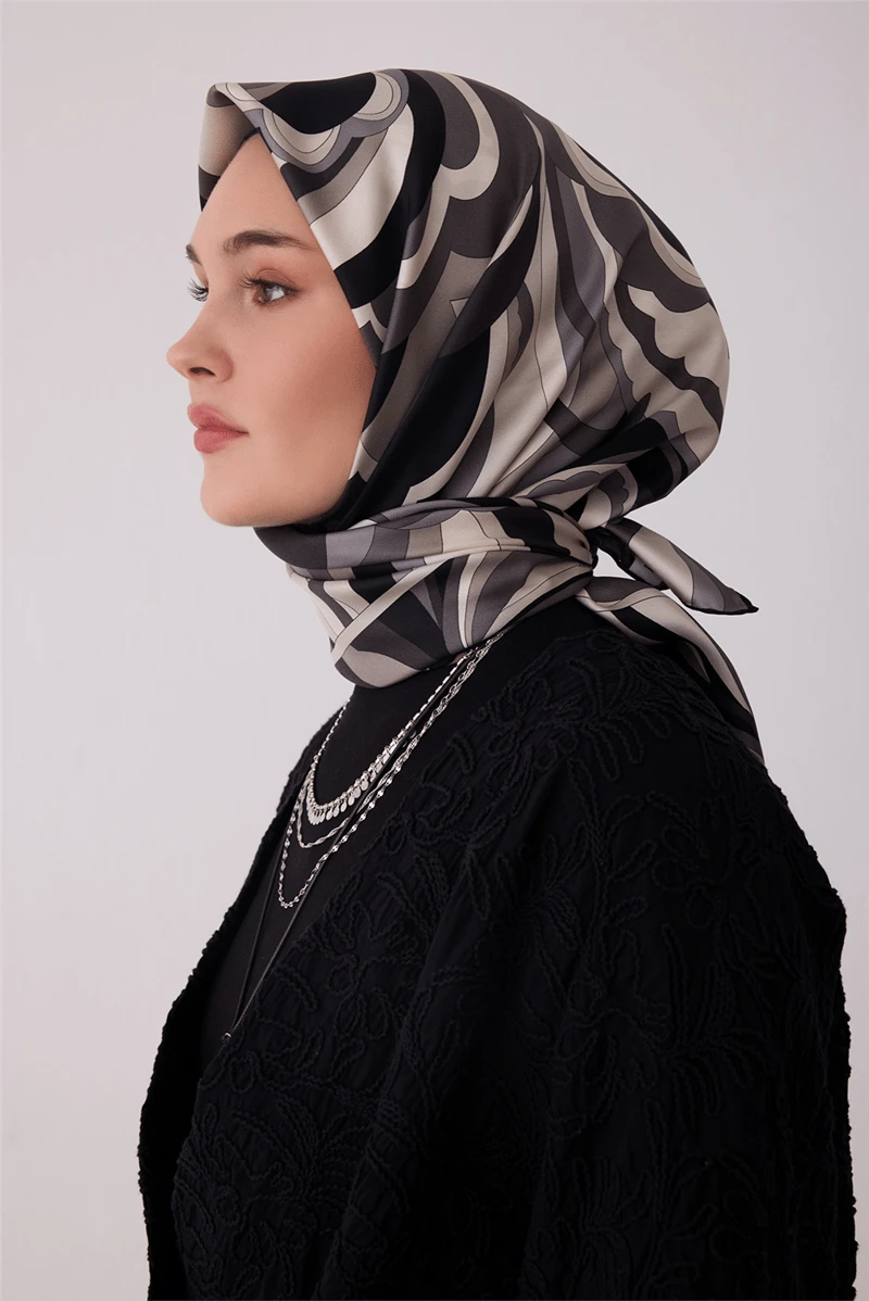 85 Belli Twill İpek Eşarp 4414D