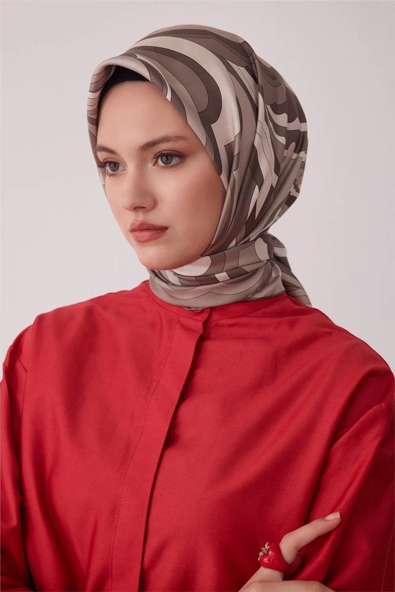 86 Belli Twill İpek Eşarp 4414D