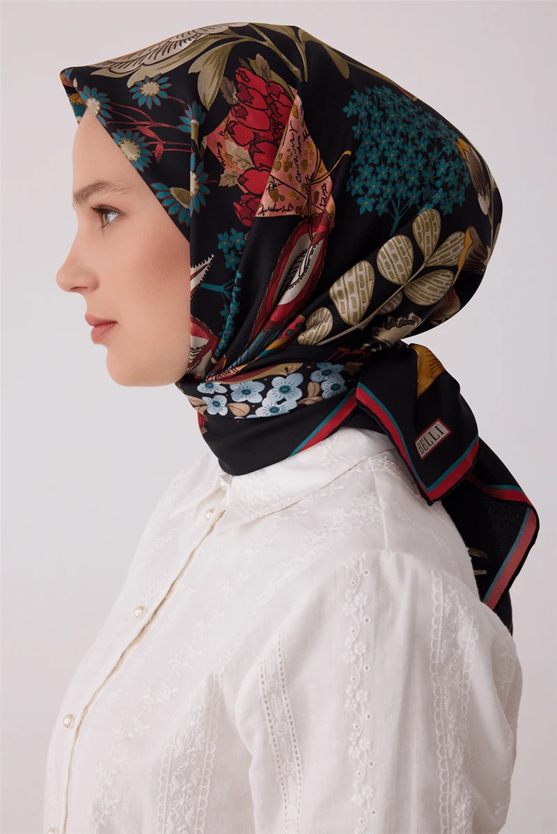 87 Belli Twill İpek Eşarp 4415D