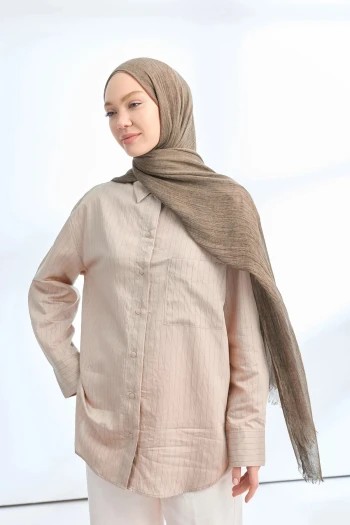 Almond Armanda Organic Touch Viskoz Şal 3601