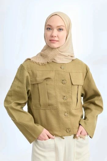 BEJ Armanda Organic Touch Viskoz Şal 3601