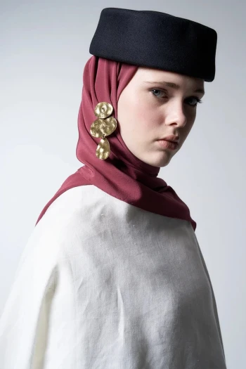 BORDO ED Scarf Core İpek Şal