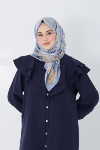 İNDİGO Loryan Scarf Diamond Pıtırcık Desen Eşarp