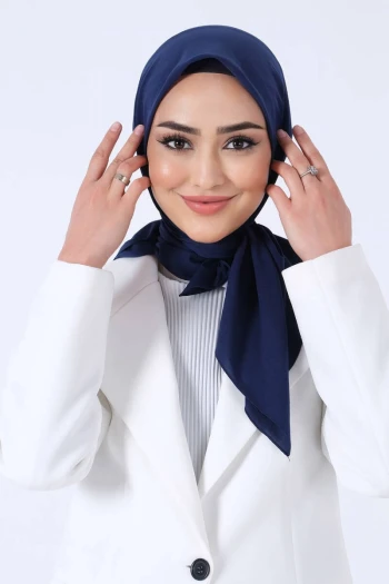 LACİVERT Harem Scarf İncila Eşarp
