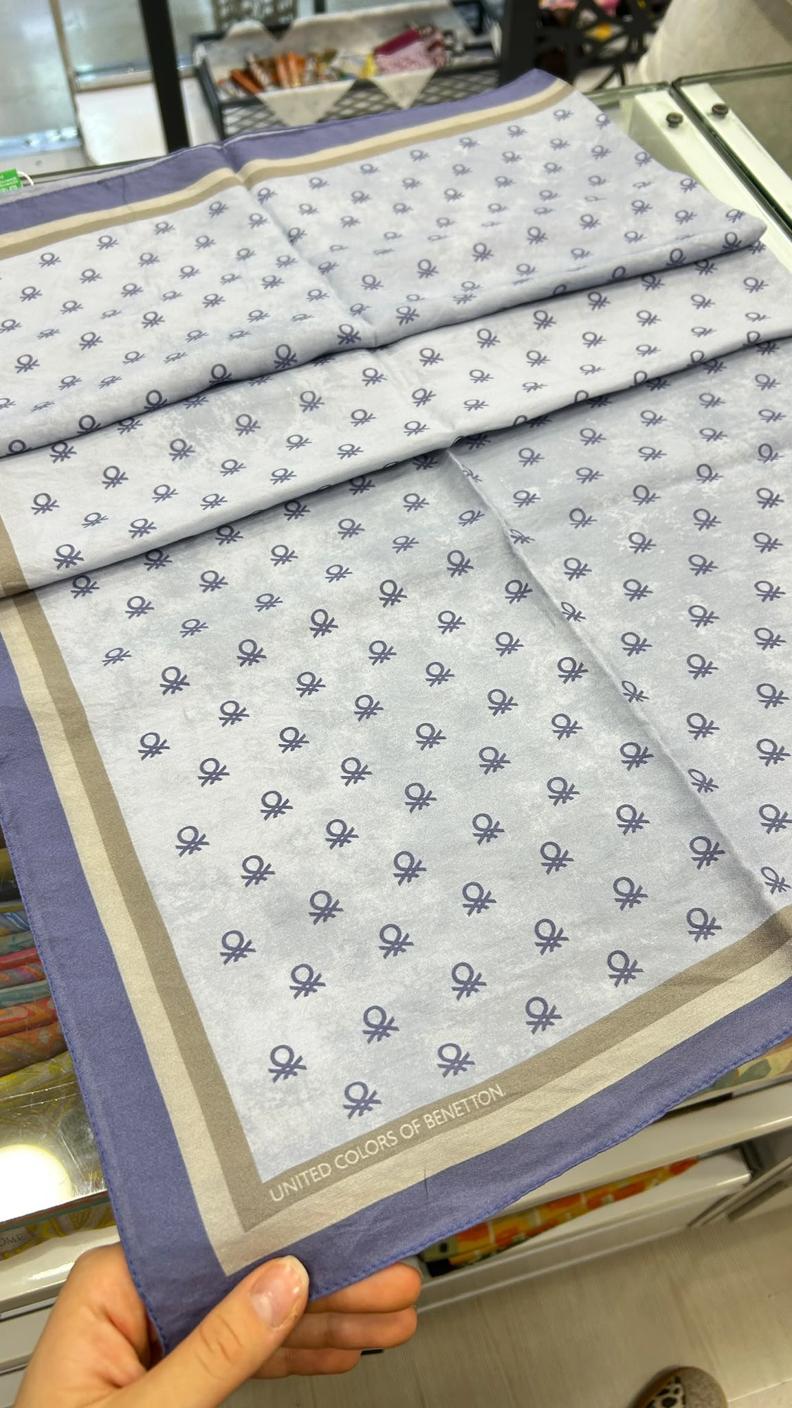 Mavi Benetton Siena Eşarp 1033