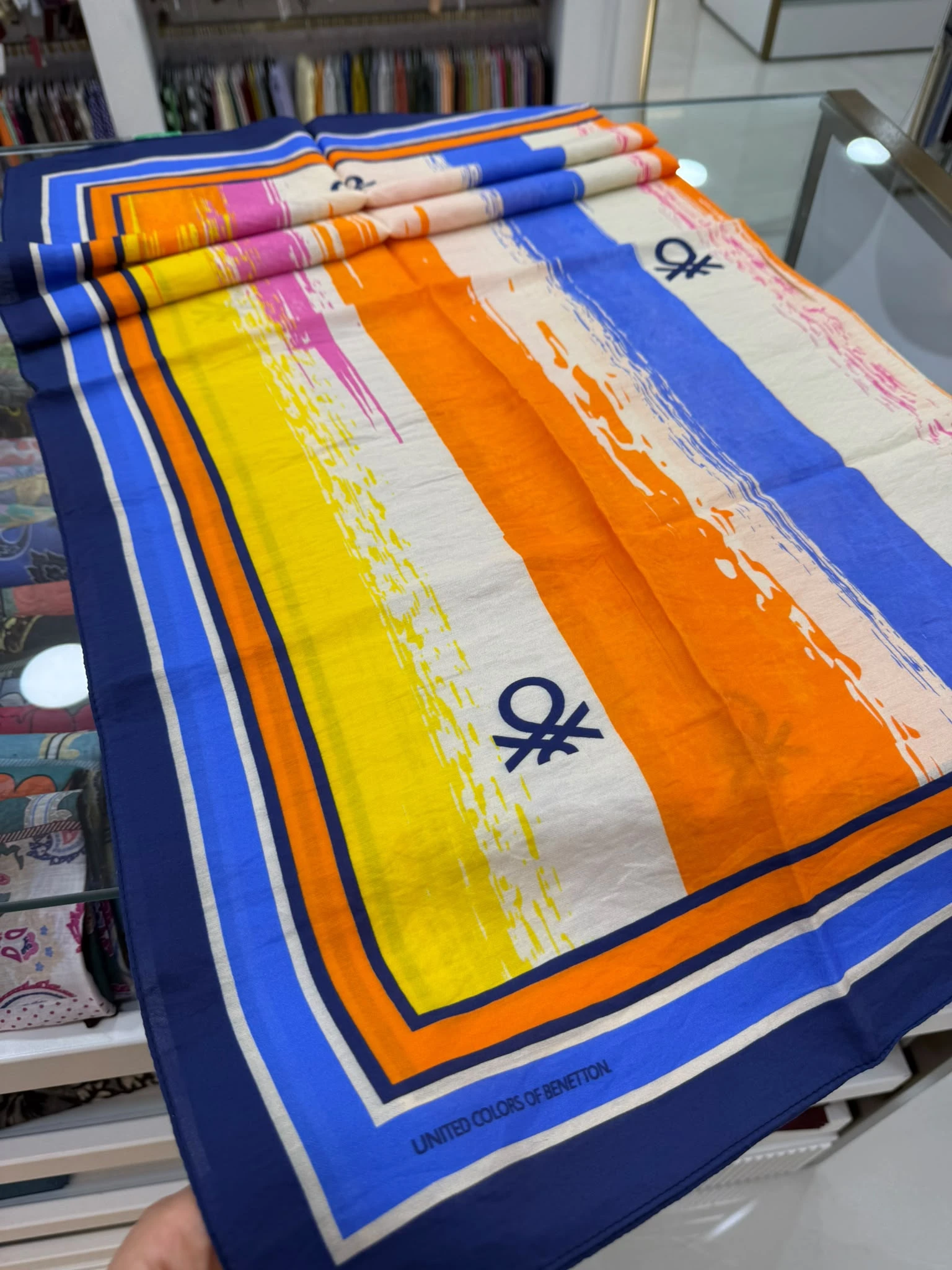 Mavi Benetton Siena Eşarp 1034