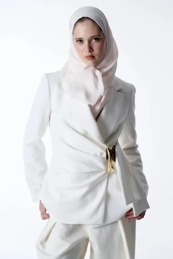 Nude ED Scarf Core İpek Şal