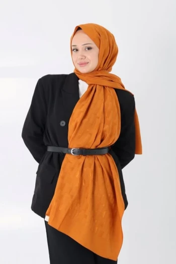 Orange Loryan Scarf Ilgın Velora Şal