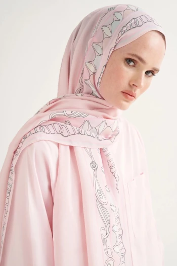 ŞEKER PEMBE Carell Sabrine Floş Şal