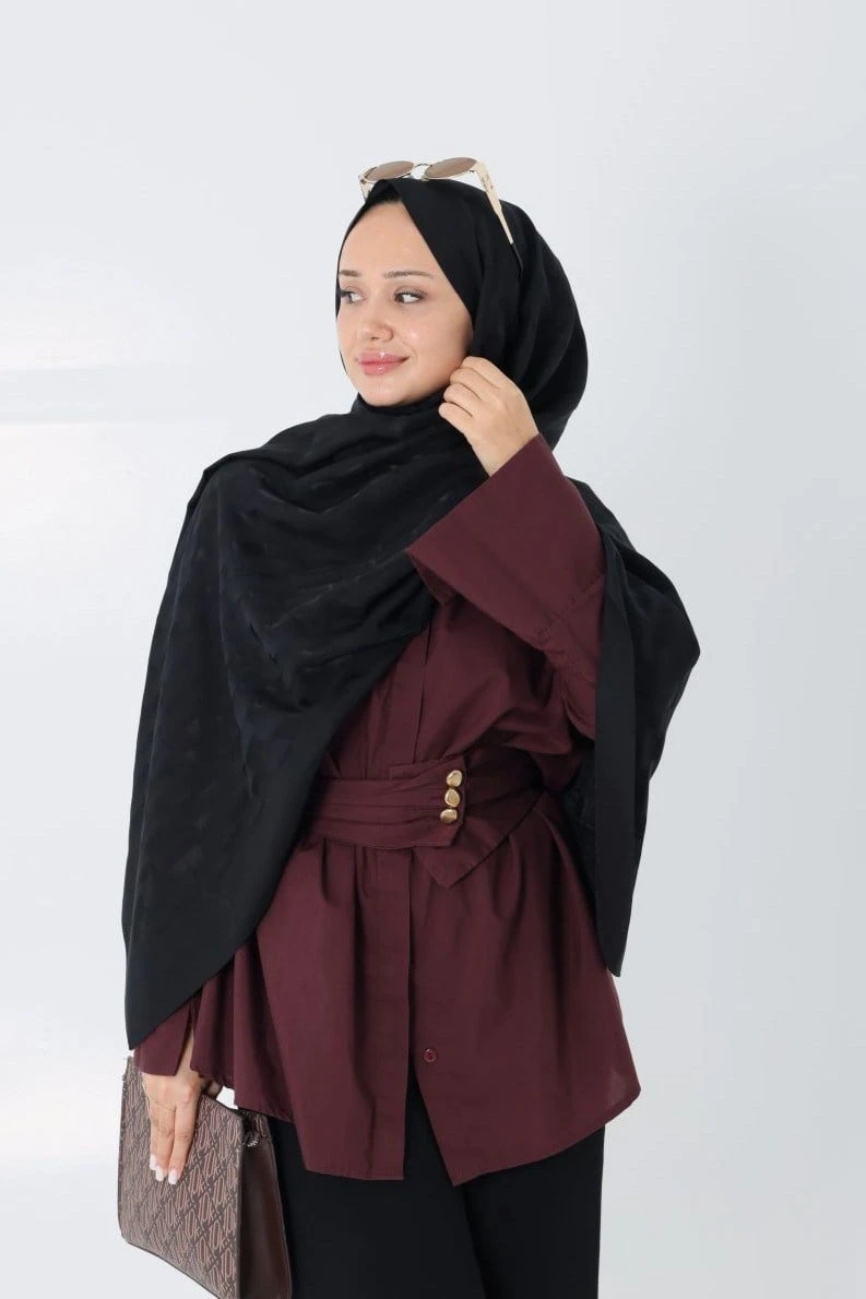 SİYAH Loryan Scarf Ilgın Velora Şal