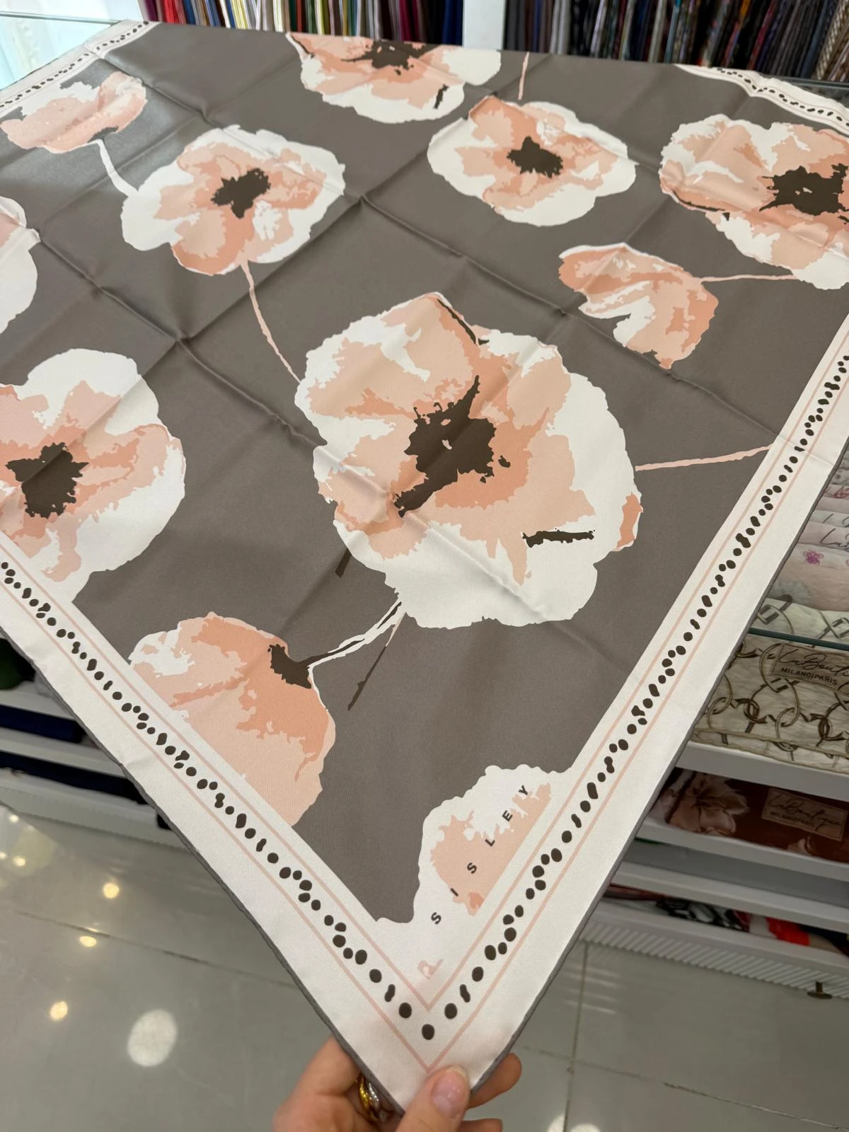 Vizon Sisley Twill İpek Eşarp 2025