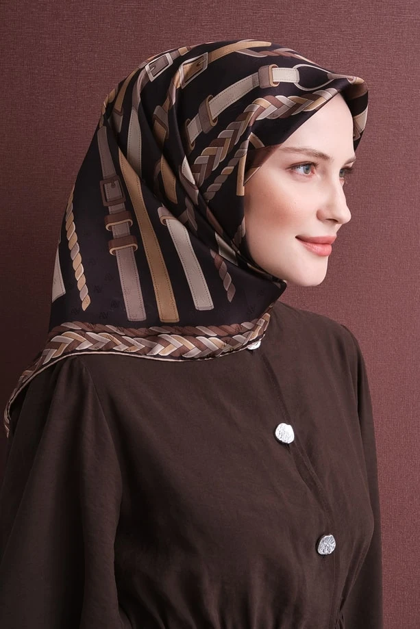 01 Armine Exclusive Jakar Twill İpek Eşarp 9607