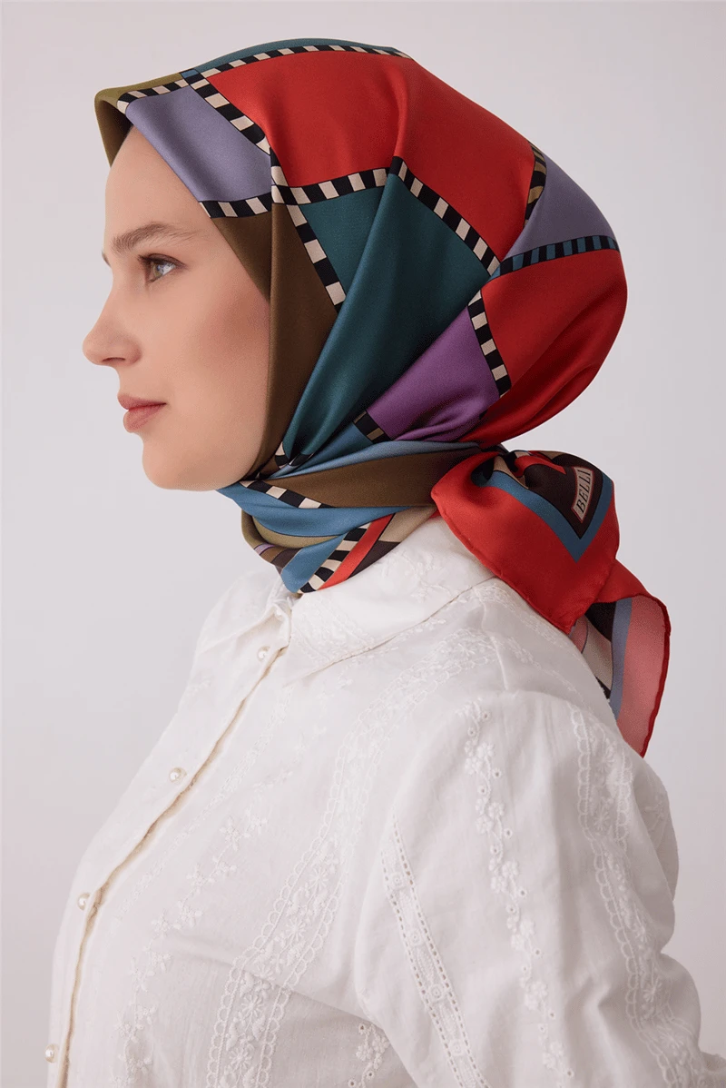84 Belli Twill ipek Eşarp 4419D