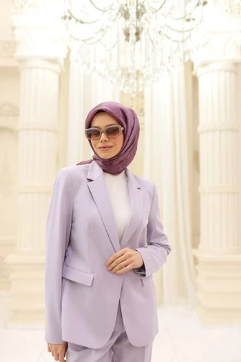 Leylak Silk Home Shiny Eşarp