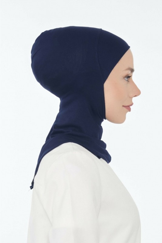 LACİVERT Lavender Büyük Hijab Bone