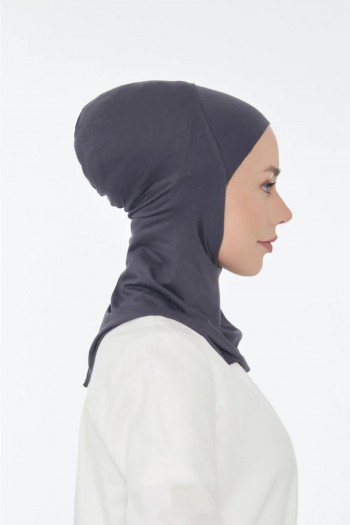 GRİ Lavender Büyük Hijab Bone