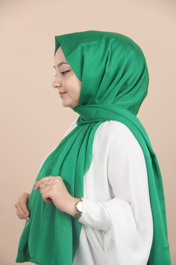 İslam Yeşil-273 Sima Janjanlı Şifon Şal